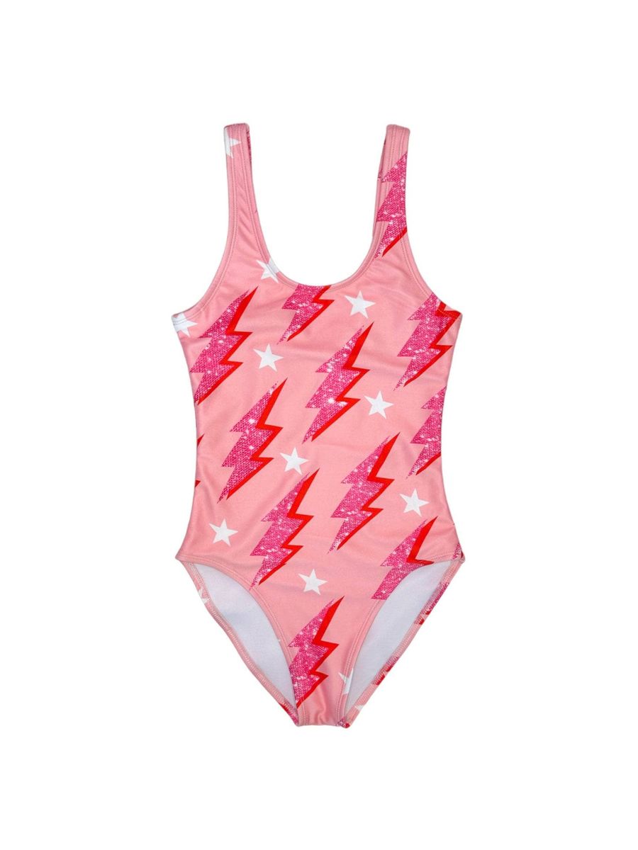 Lola and the Boys Shiny Sugar Flash Swimsuit