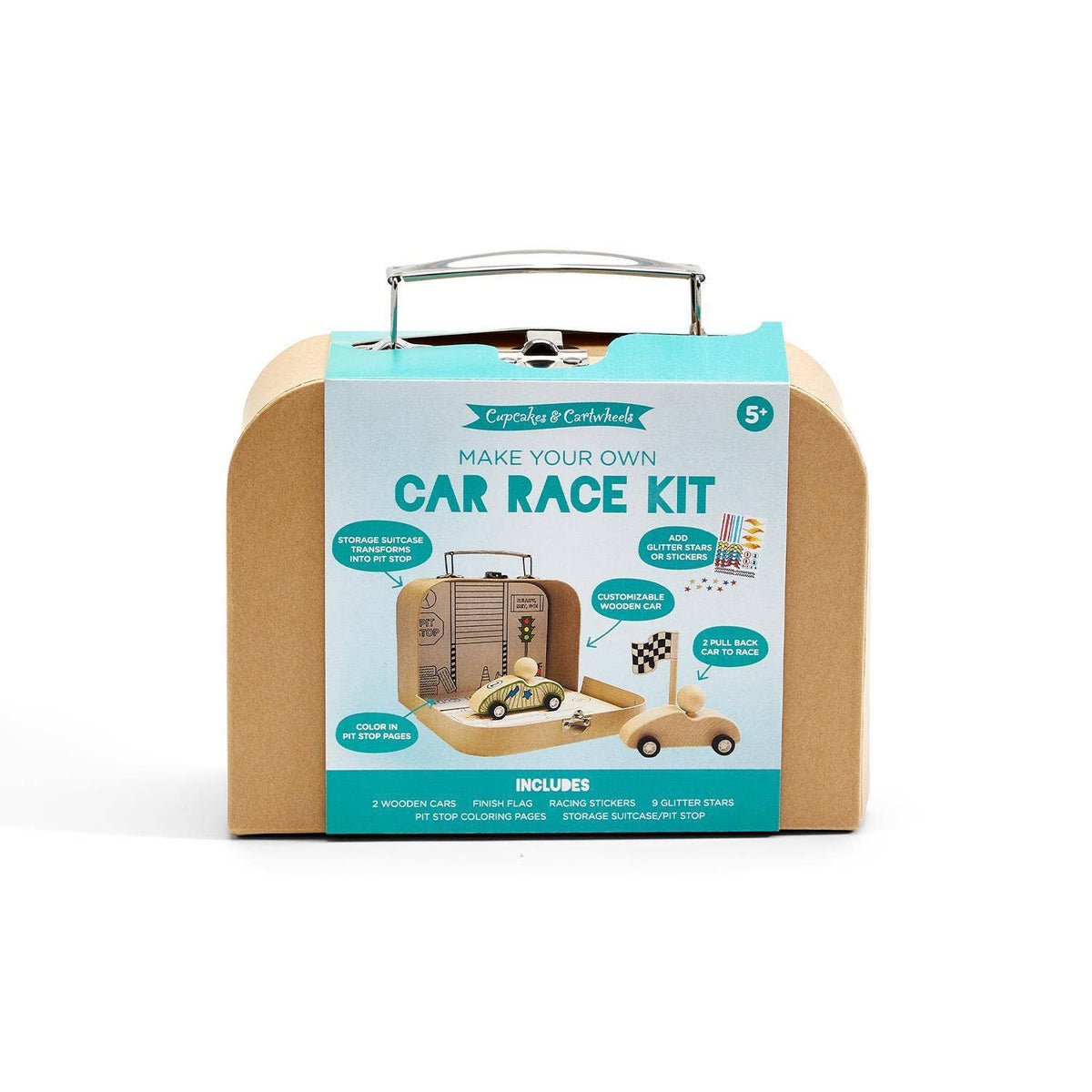 Make Your Own Car Race Kit Suitcase Tote