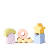 kiko+ & gg* Geometric Figures Baby Stacking Toy Blocks | Set of 6