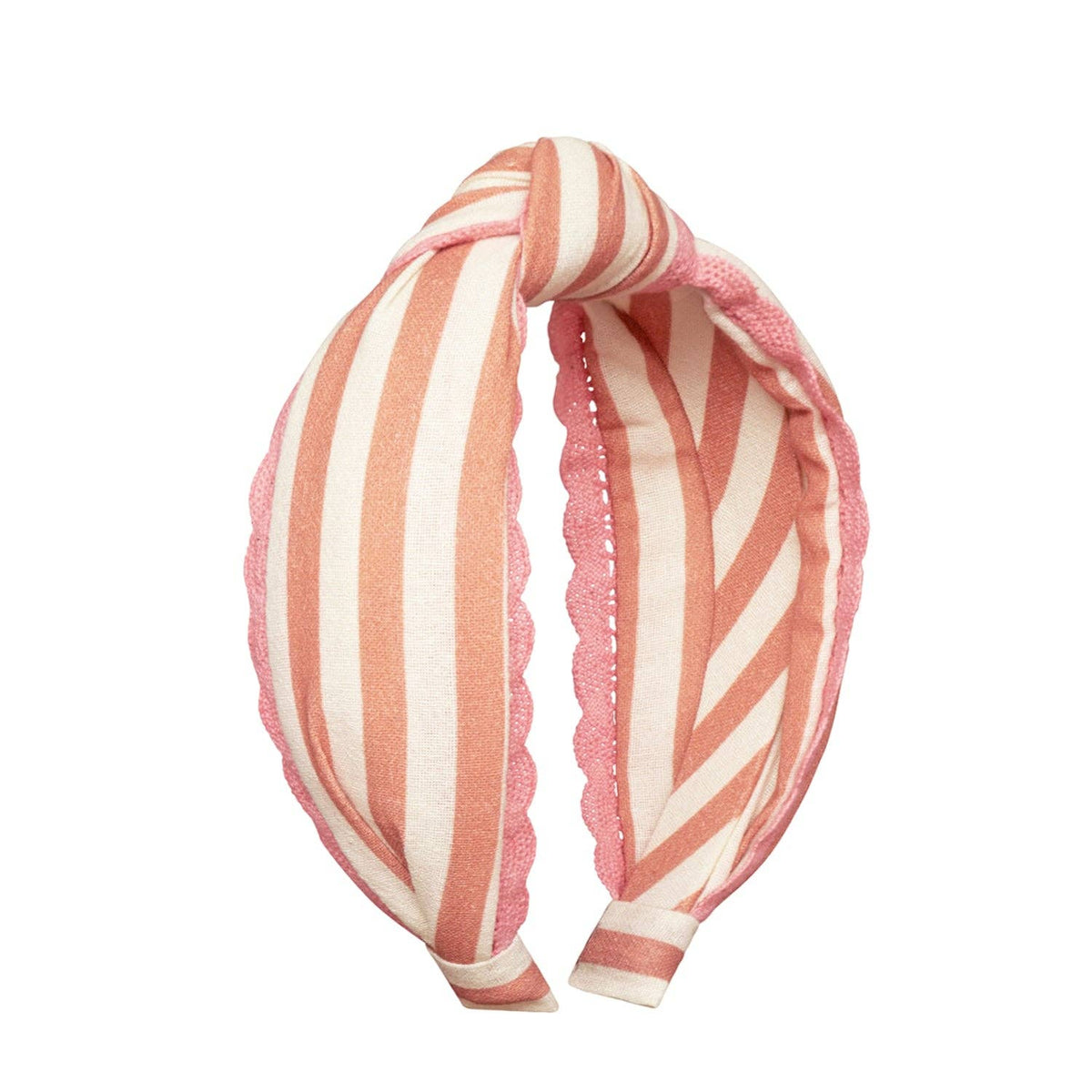 Rockahula Kids Stripy Scallop Knotted Headband