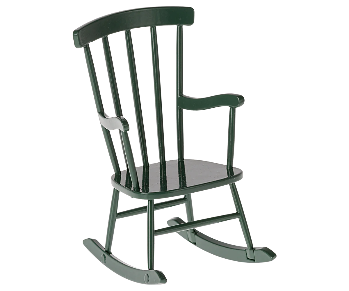 Maileg Mouse Rocking Chair | Dark Green