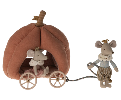 Maileg Mouse Pumpkin Carriage