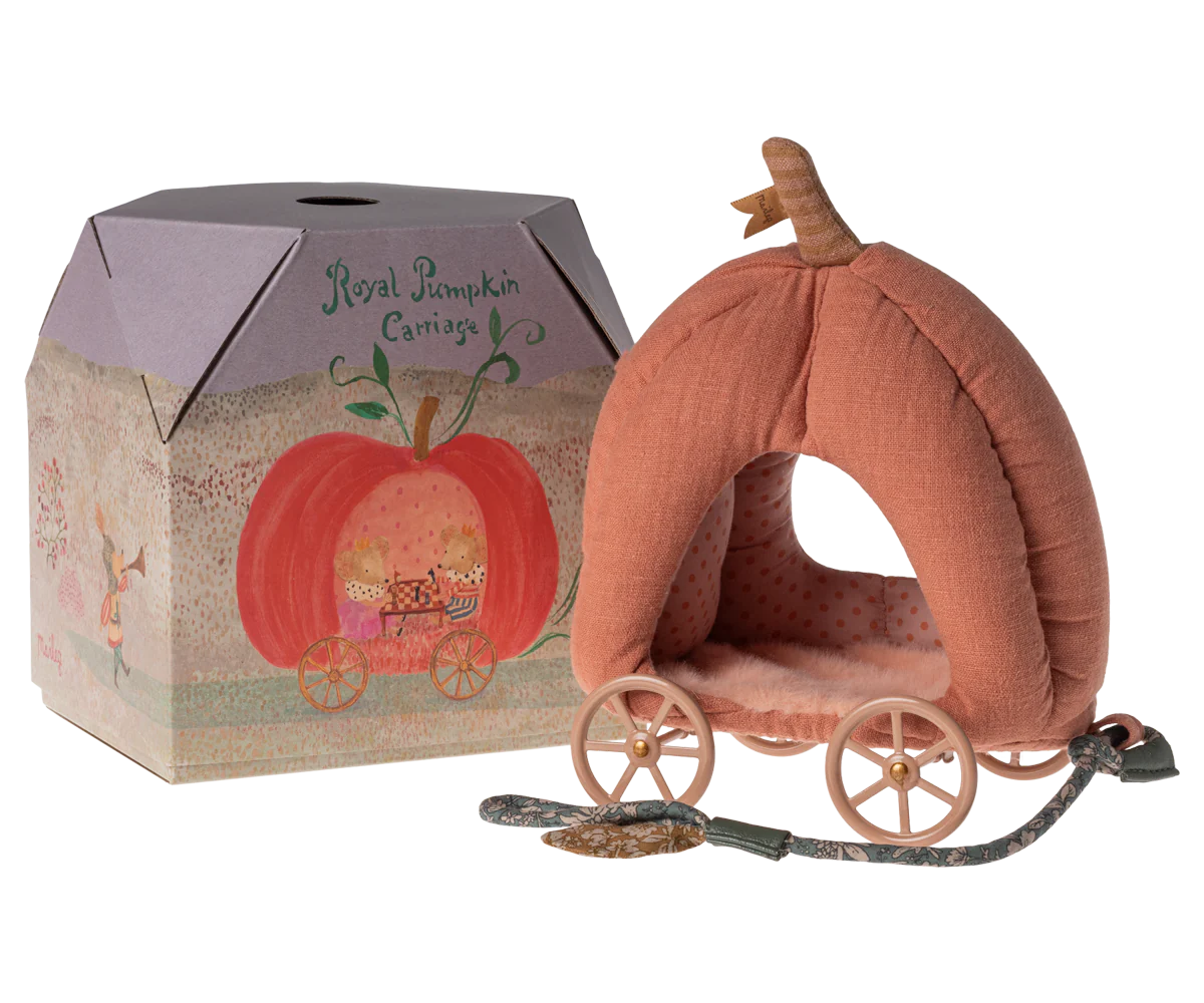 Maileg Mouse Pumpkin Carriage