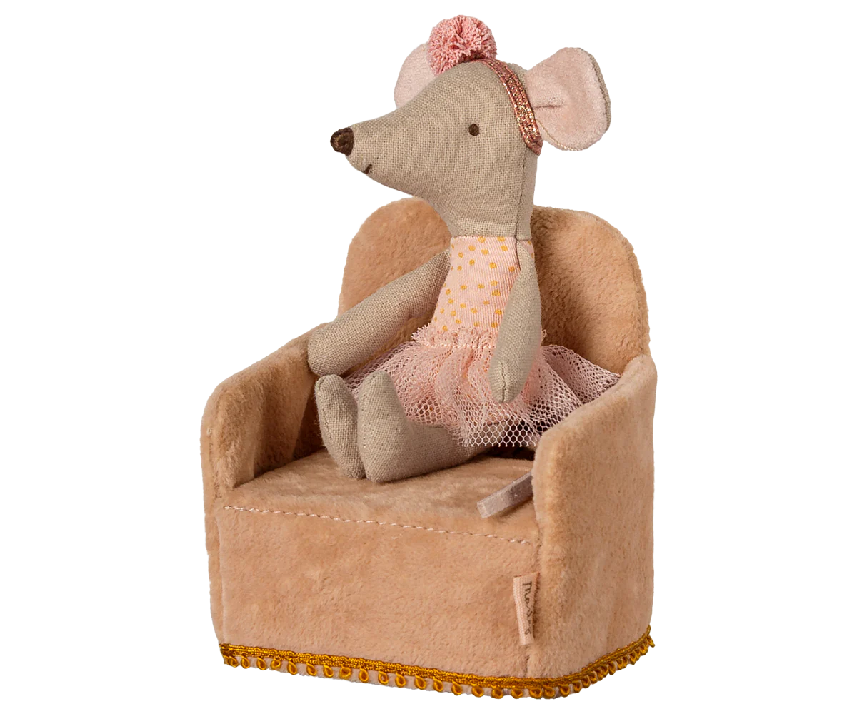 Maileg Mouse Folding Chair | Powder