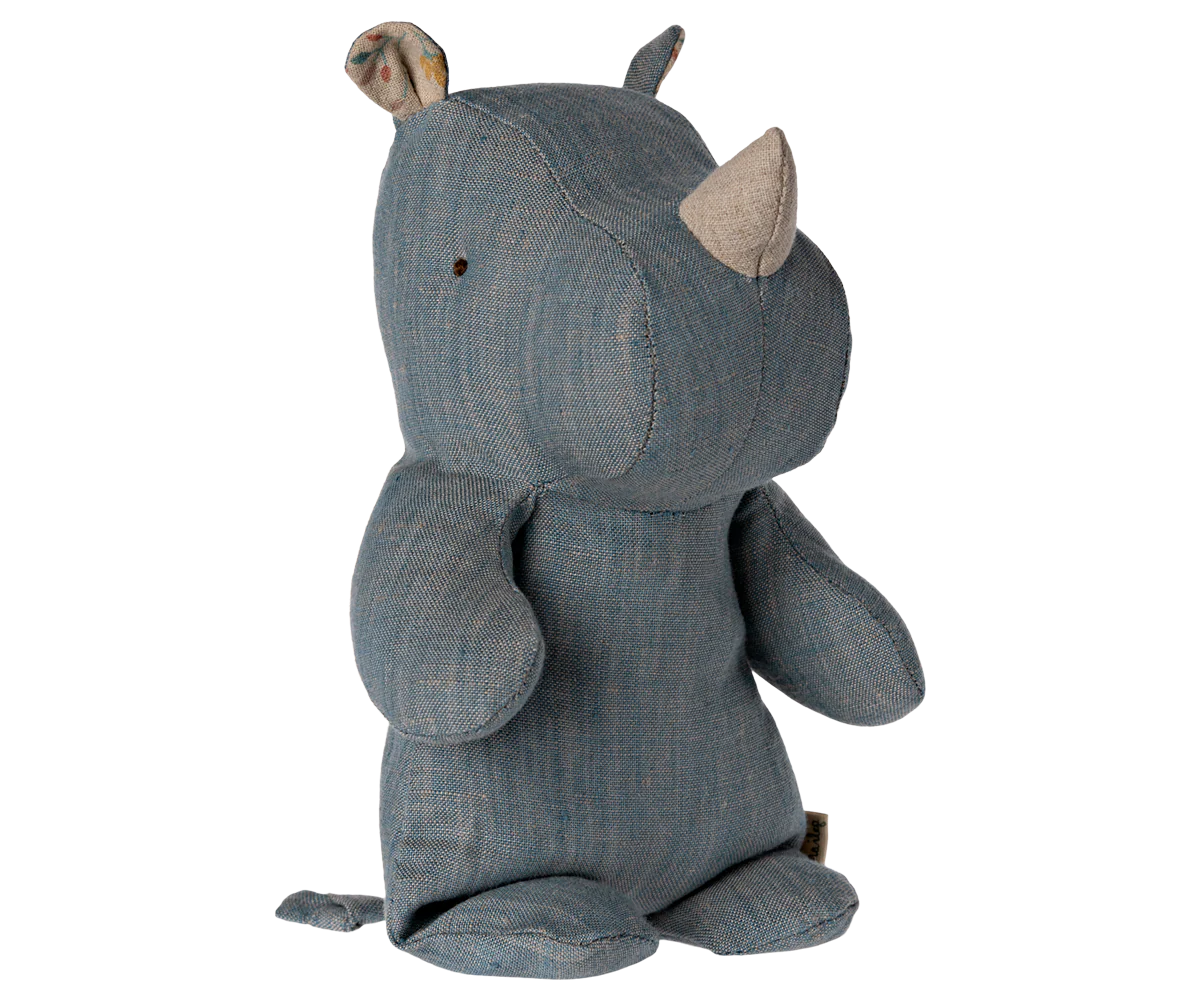 Maileg Small Rhino | Blue/Sand