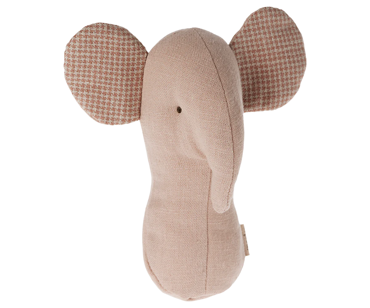 Maileg Lullaby Friend Rattles | Rose Elephant