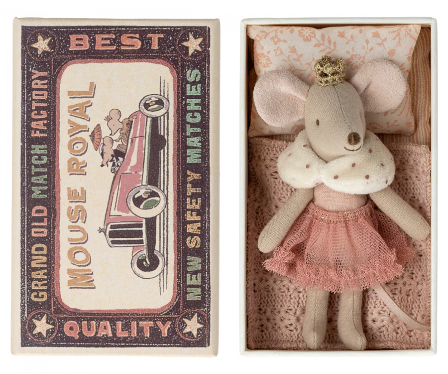 Maileg Little Sister Princess in Matchbox