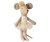 Maileg Little Sister Ballerina Mouse | Off White