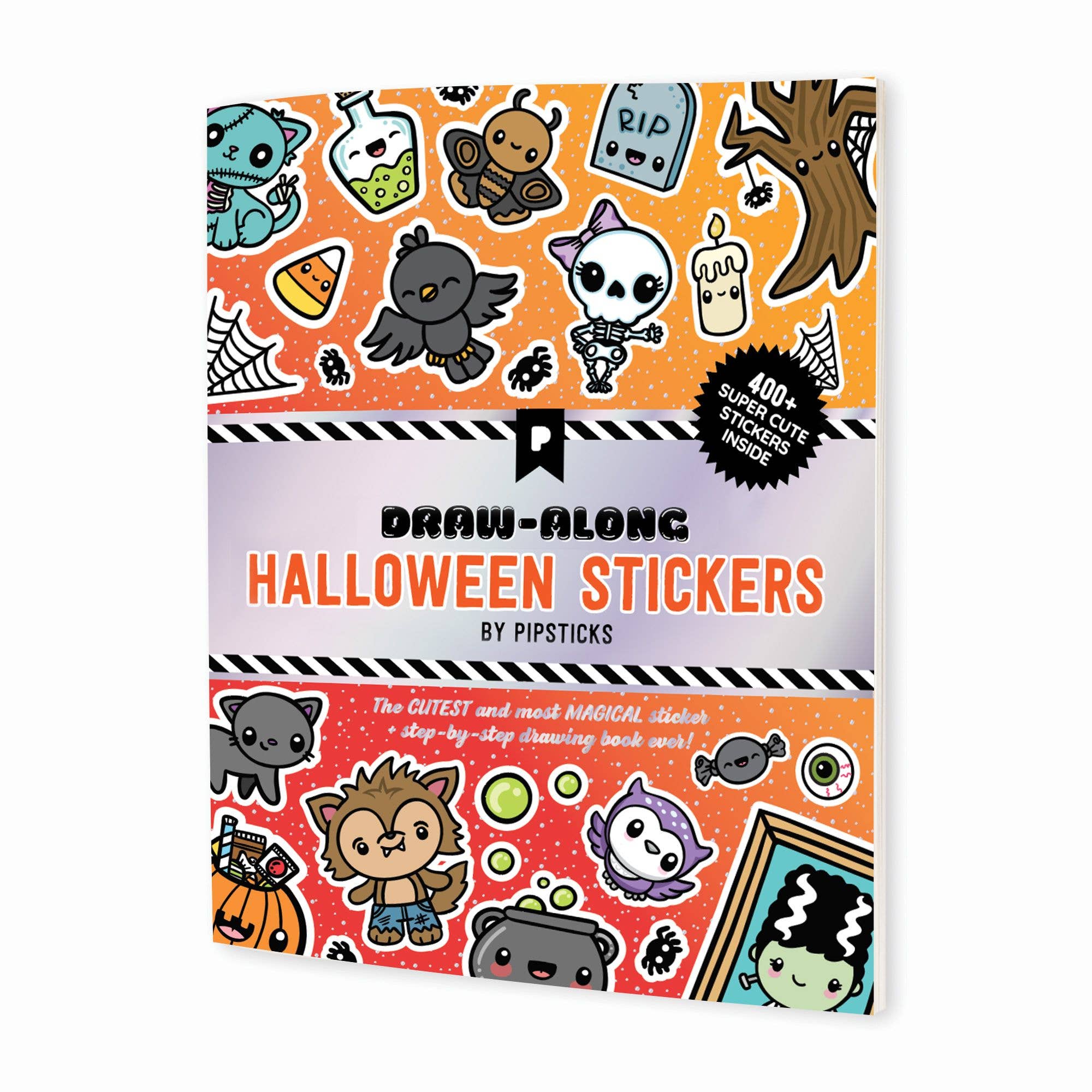 Pipsticks Draw-Along Sticker Book | Halloween