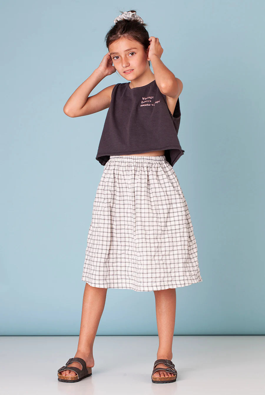 Tocoto Vintage Check Skirt