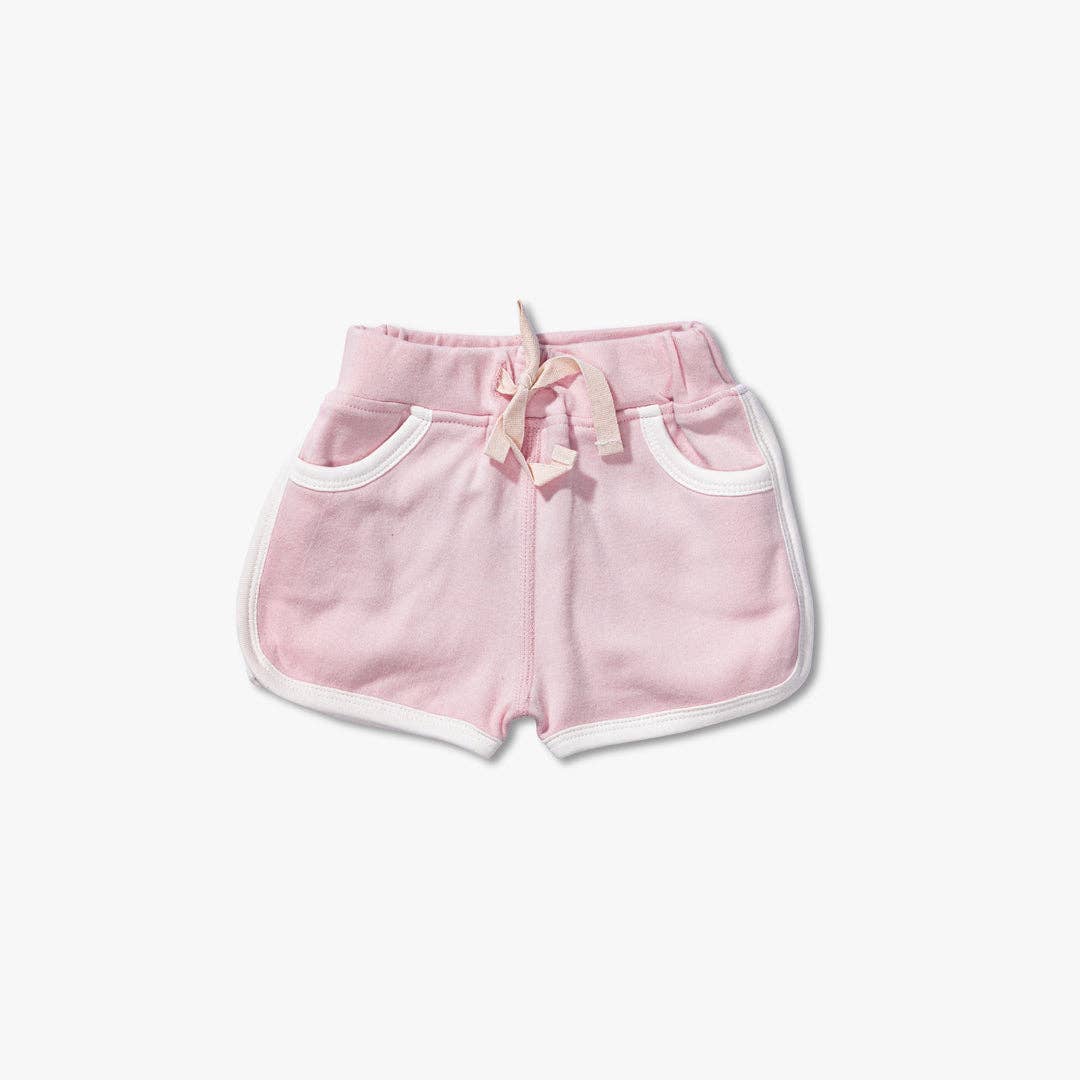 Sapling Child Pink Baby Shorts | Honeysuckle Pink