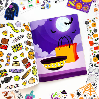 Pipsticks Draw-Along Sticker Book | Halloween