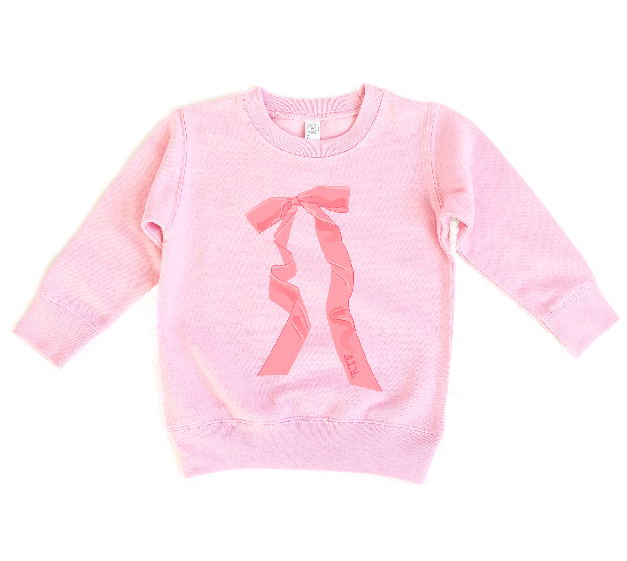 ILY Ribbon Valentines Day Sweatshirt