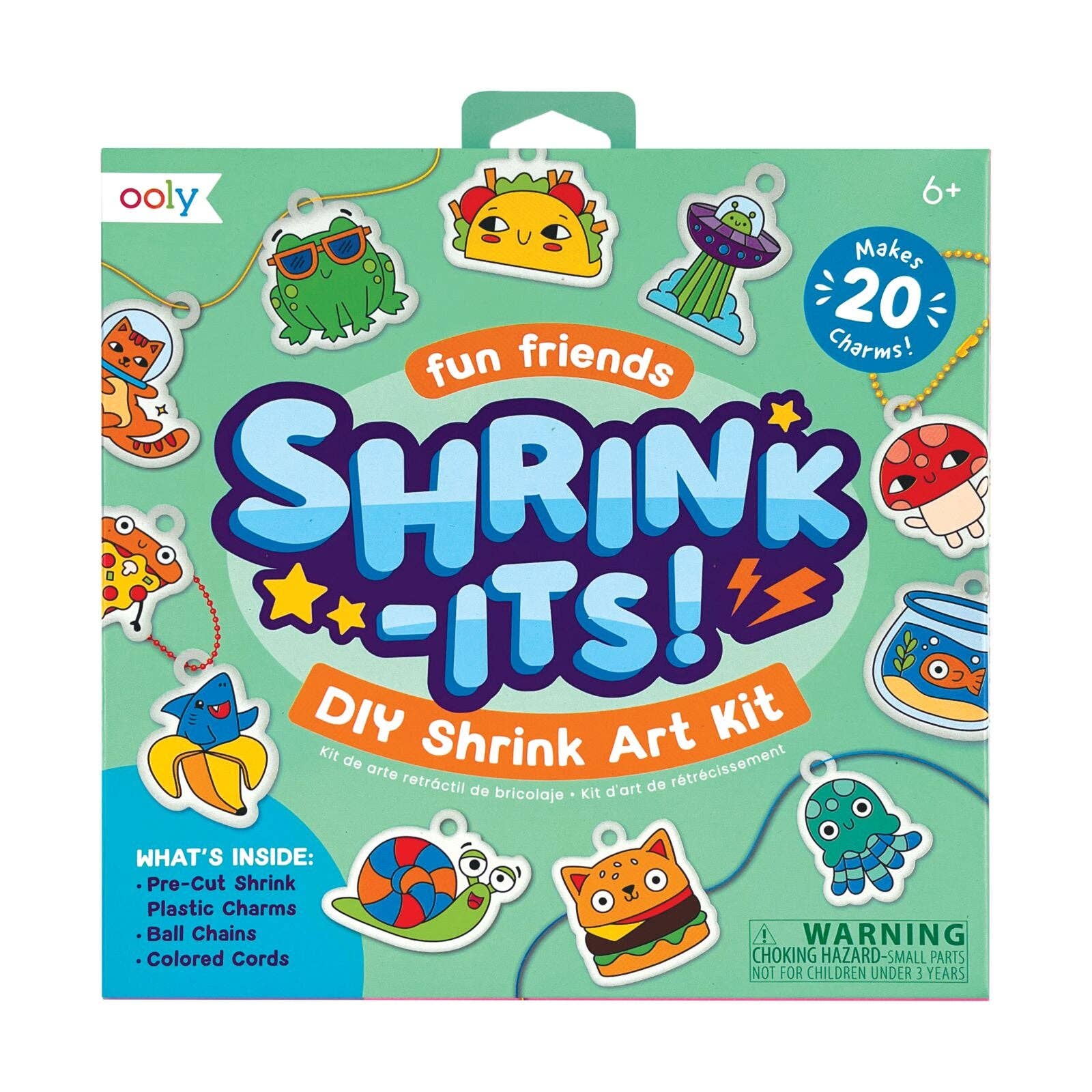 OOLY Shrink-Its! D.I.Y. Shrink Art Kit | Fun Friends