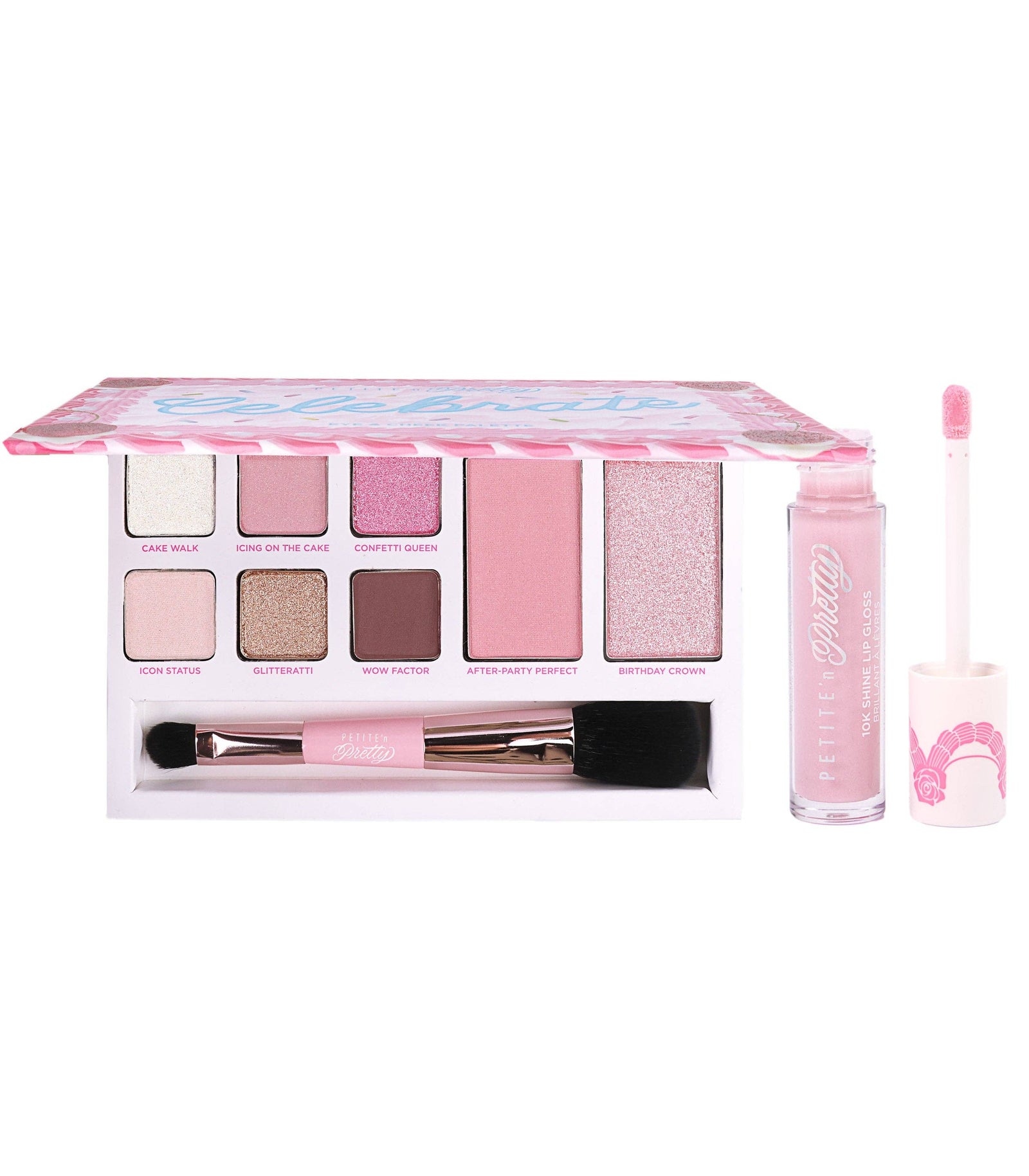 Petite 'n Pretty CELEBRATE YOU! Eye Shadow and Cheek Makeup Starter Set