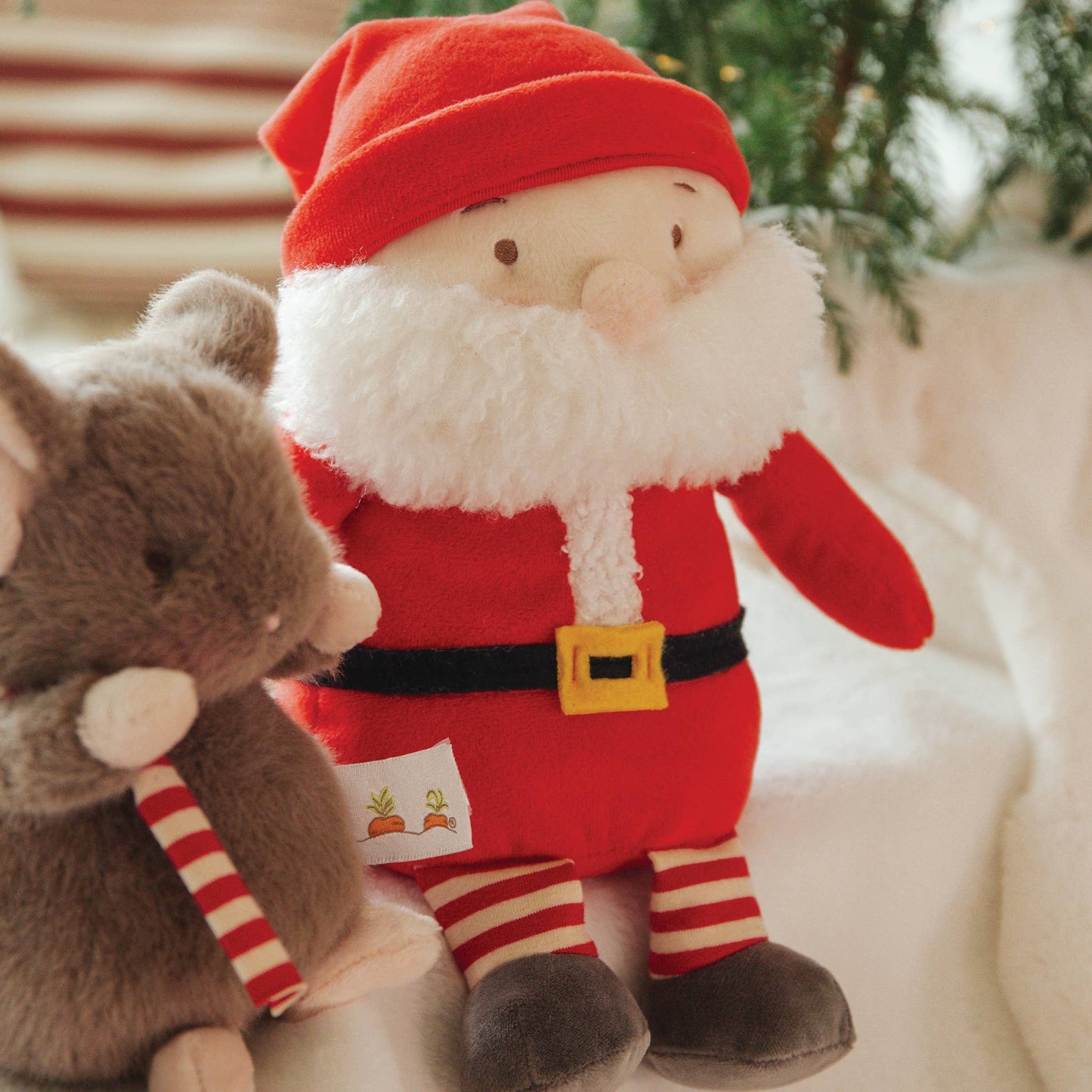 Bunnies By the Bay Jolly Santa Plush