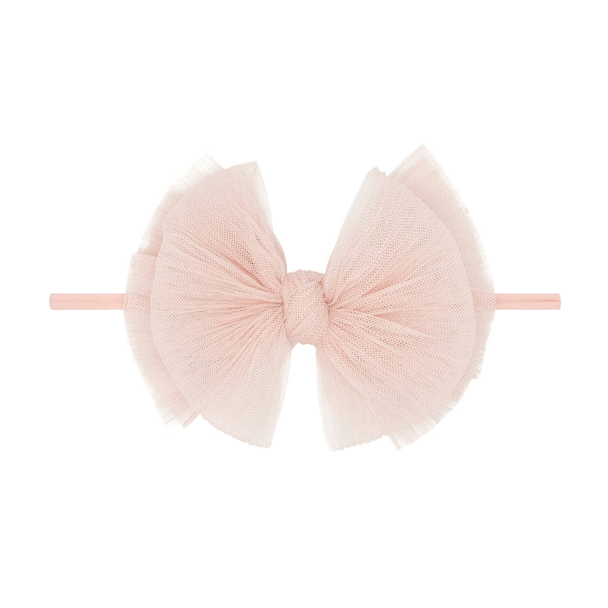 Baby Bling Bows Tulle Fab Skinny | Rose Quartz