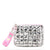 OMG Accessories Quilted Scrunchies Silver Wristlet