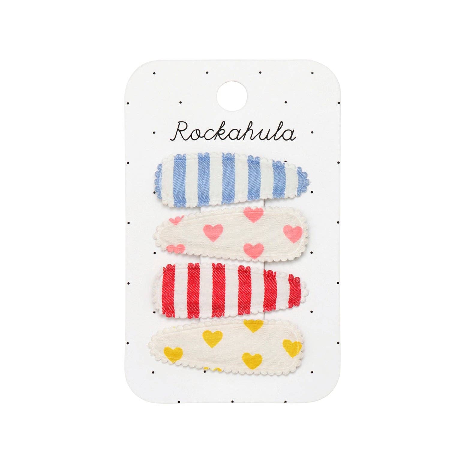 Rockahula Kids Vintage Rainbow Fabric Clip Set