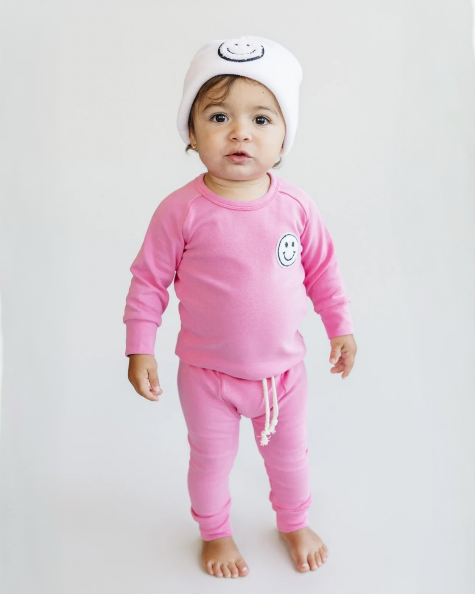 Baby  Lounge Set | Smiley Bubble Gum