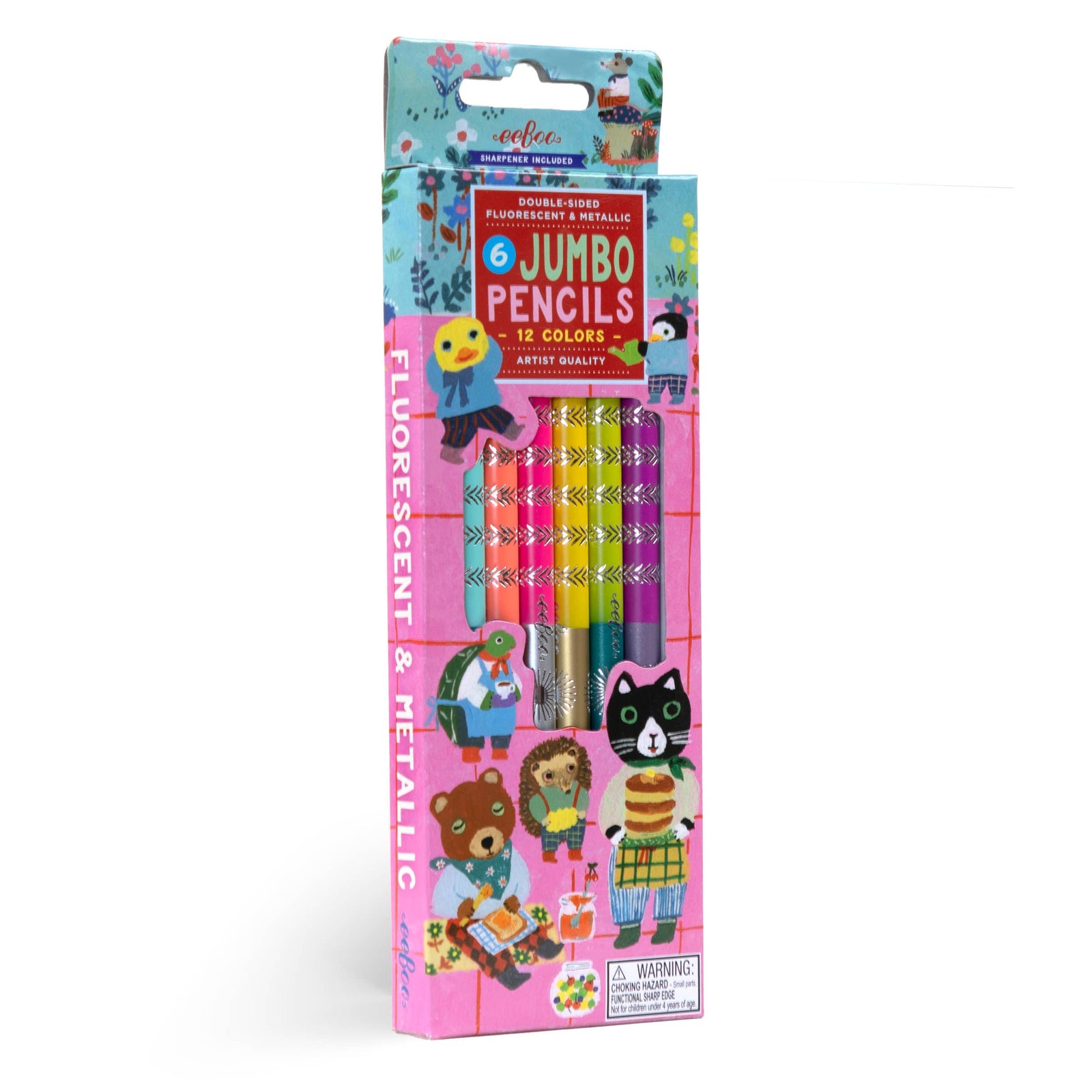 eeBoo Sweet Celebration Jumbo Color Pencils