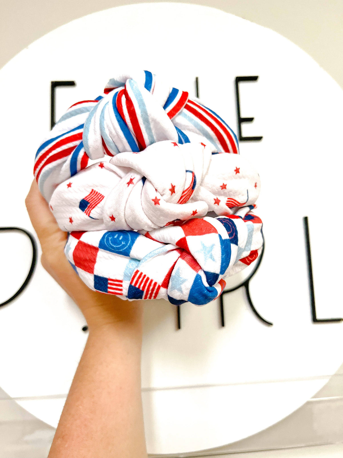 Patriotic Knotted Headband