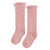 Little Stocking Co. Blush Fancy Lace Top Knee High Socks