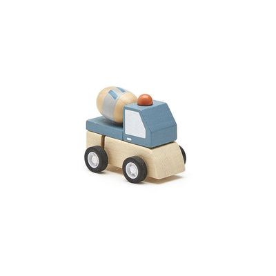 Construction Vehicle Wooden Wind-Up Trucks