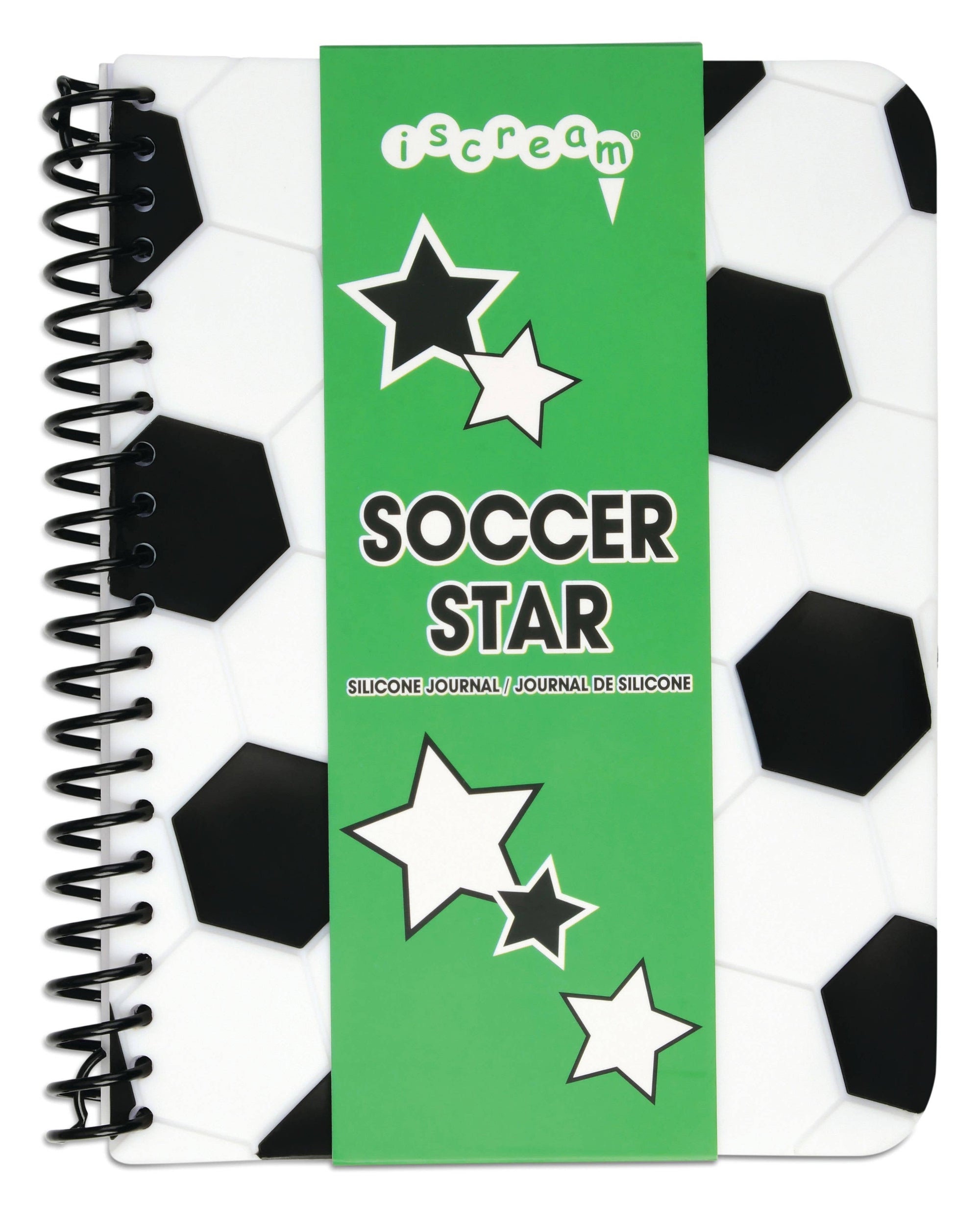 Iscream Soccer Stars Silicone Journal