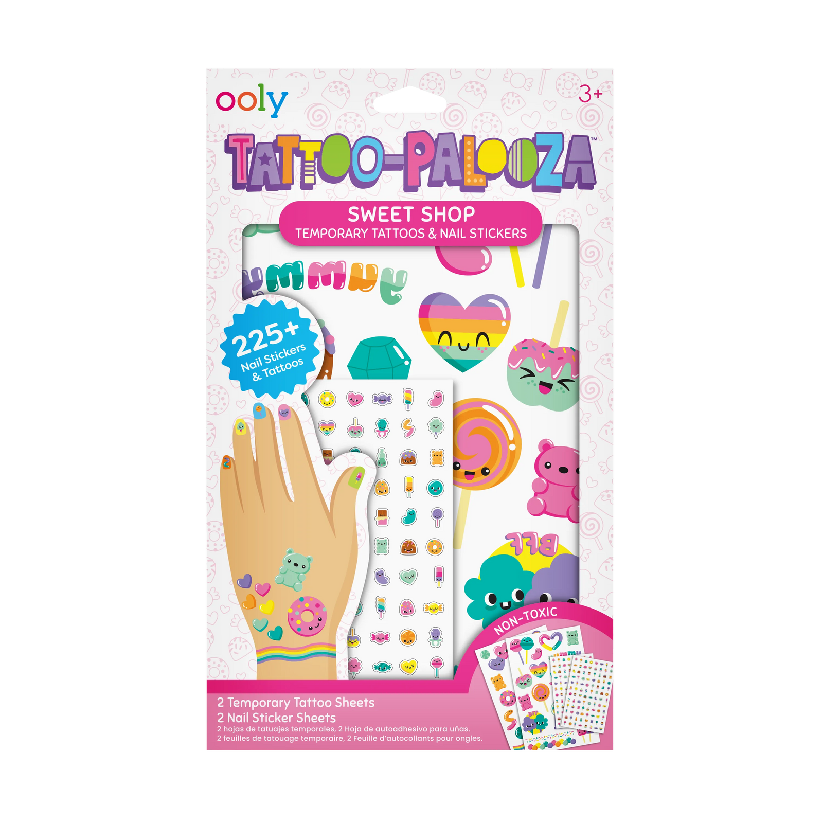 OOLY Tattoo Palooza Nail Stickers & Temporary Tattoo | Sweet Shop