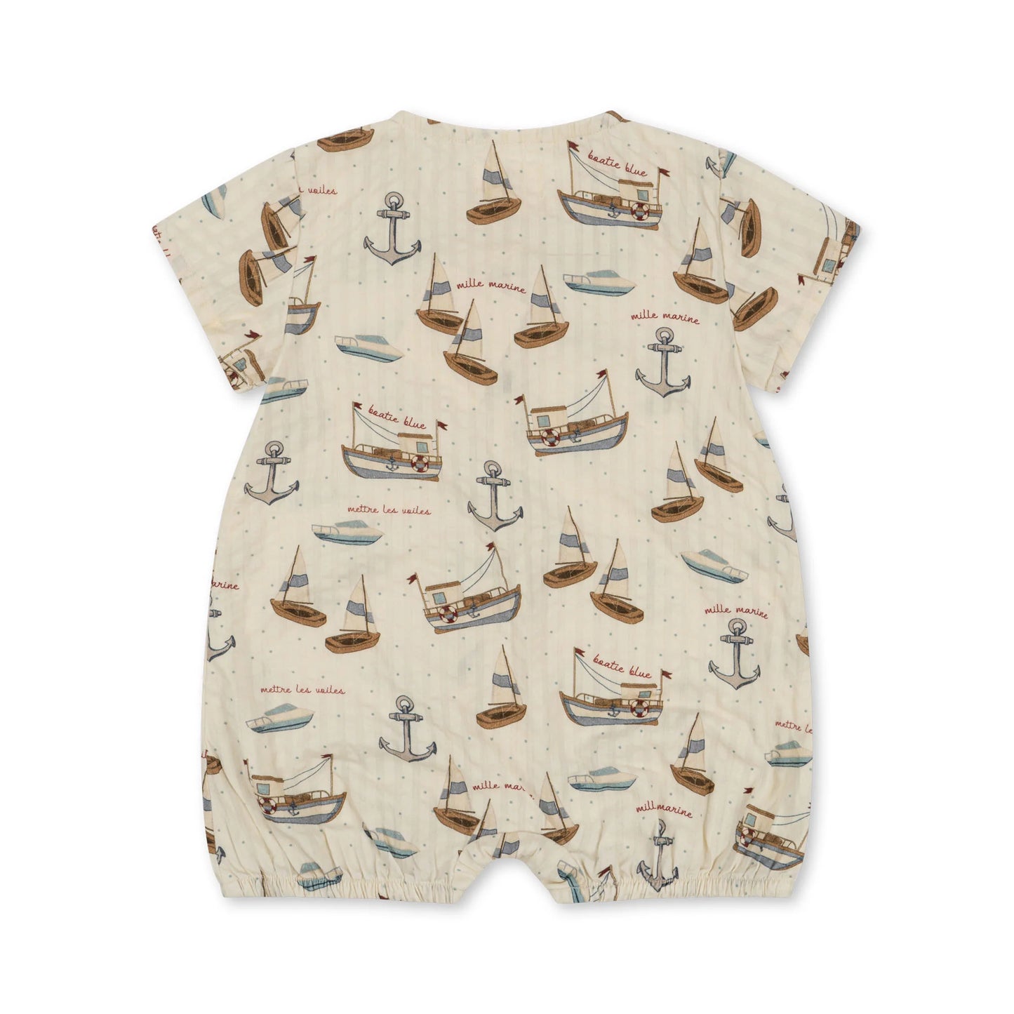 Konges Slojd Organic Ace Romper | Sail Away