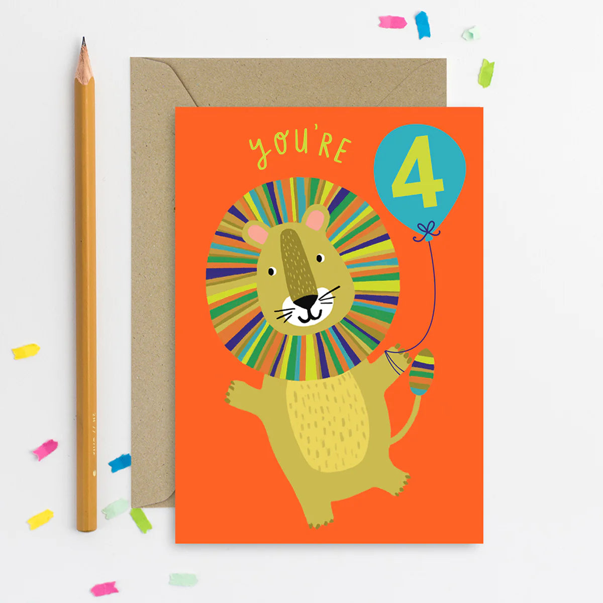 4th Birthday Card