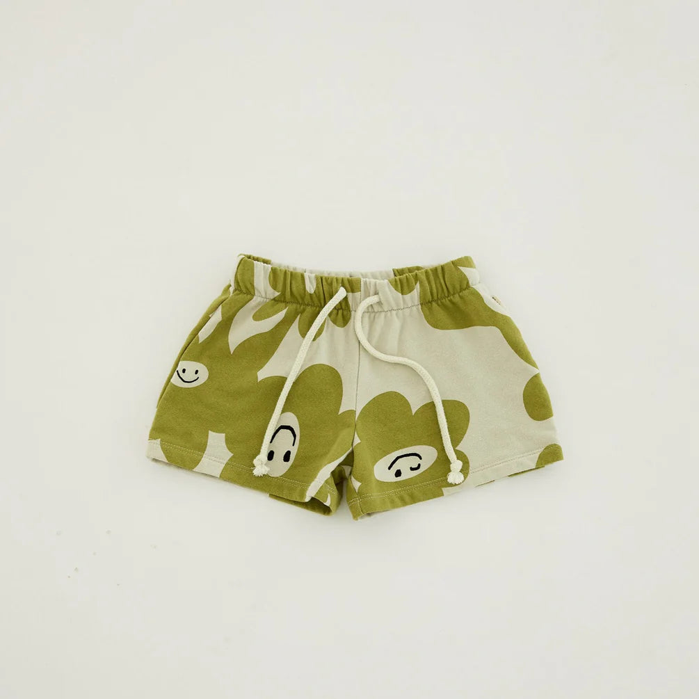 Claude &amp; Co Smiley Splodge Print Shorts