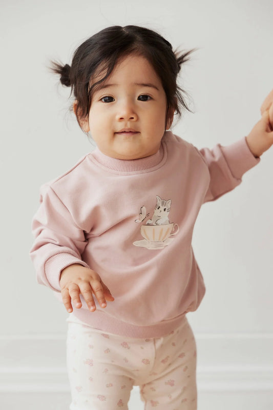 Jamie Kay Organic Cotton Aubrey Sweatshirt | Shell Pink