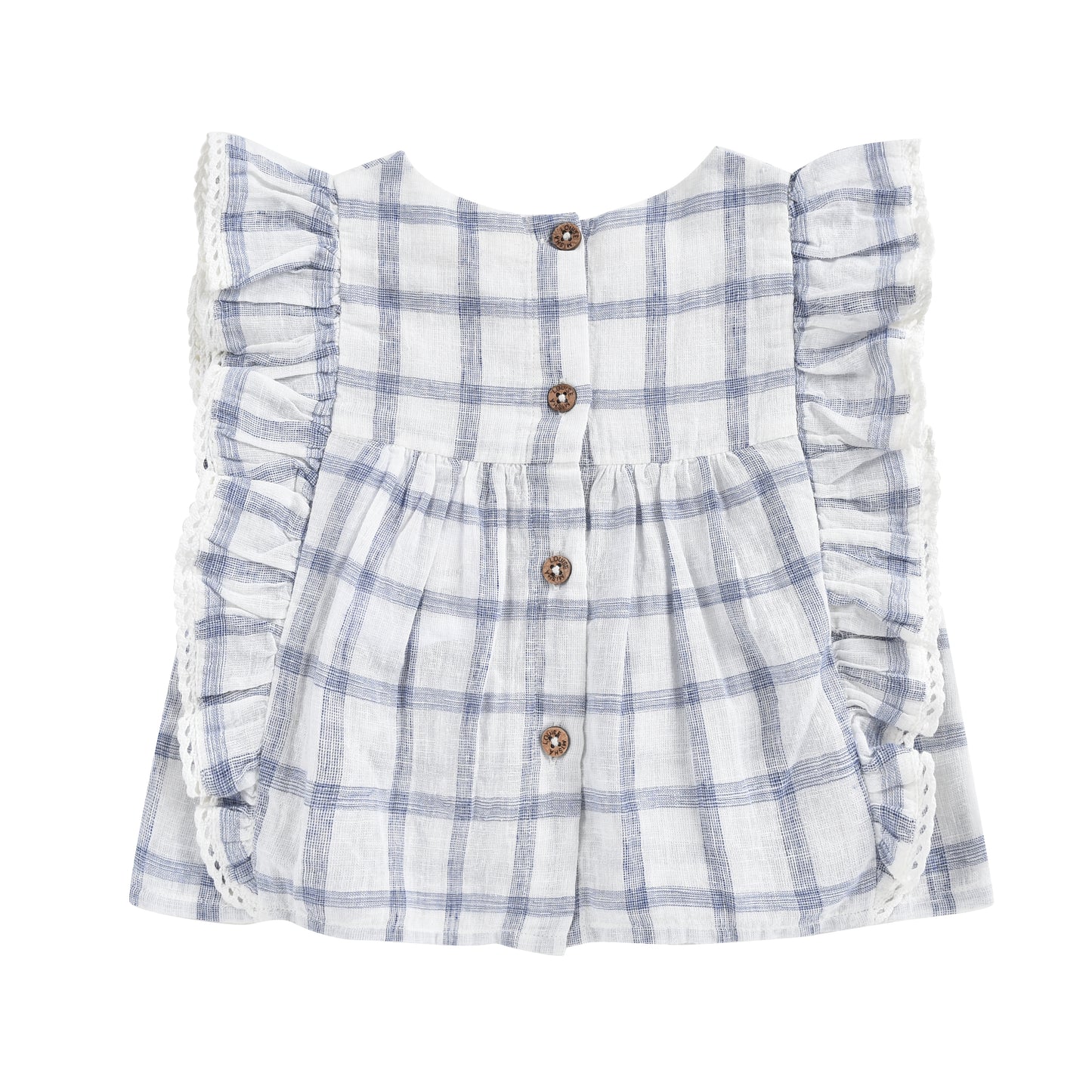 Louise Misha Mala Blouse | Blue River Checks