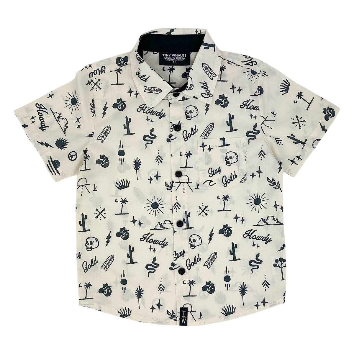 Tiny Whales &quot;Malone&quot; Button-Up