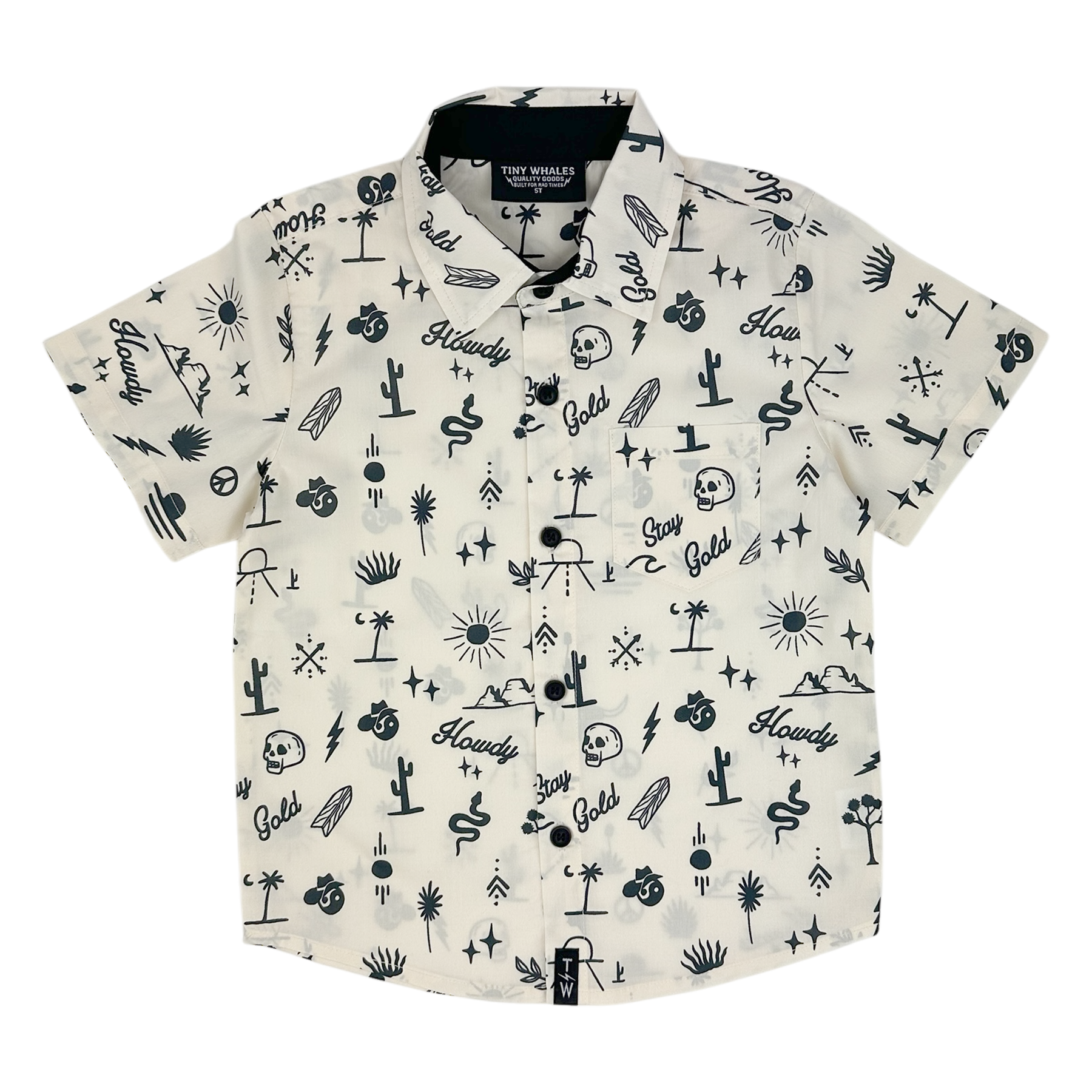 Tiny Whales "Malone" Button-Up