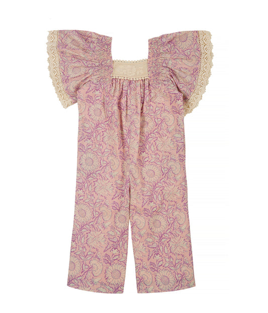 Louise Misha Irene Overalls | Pink Daisy Garden