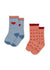 Konges Slojd 2 Pack Socks | Hearts Mix