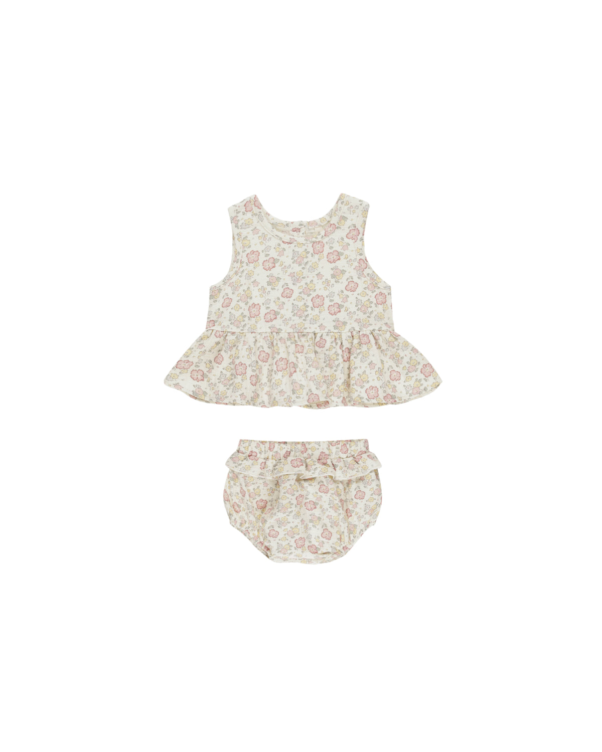 Quincy Mae Sleeveless Peplum Set | Bloom