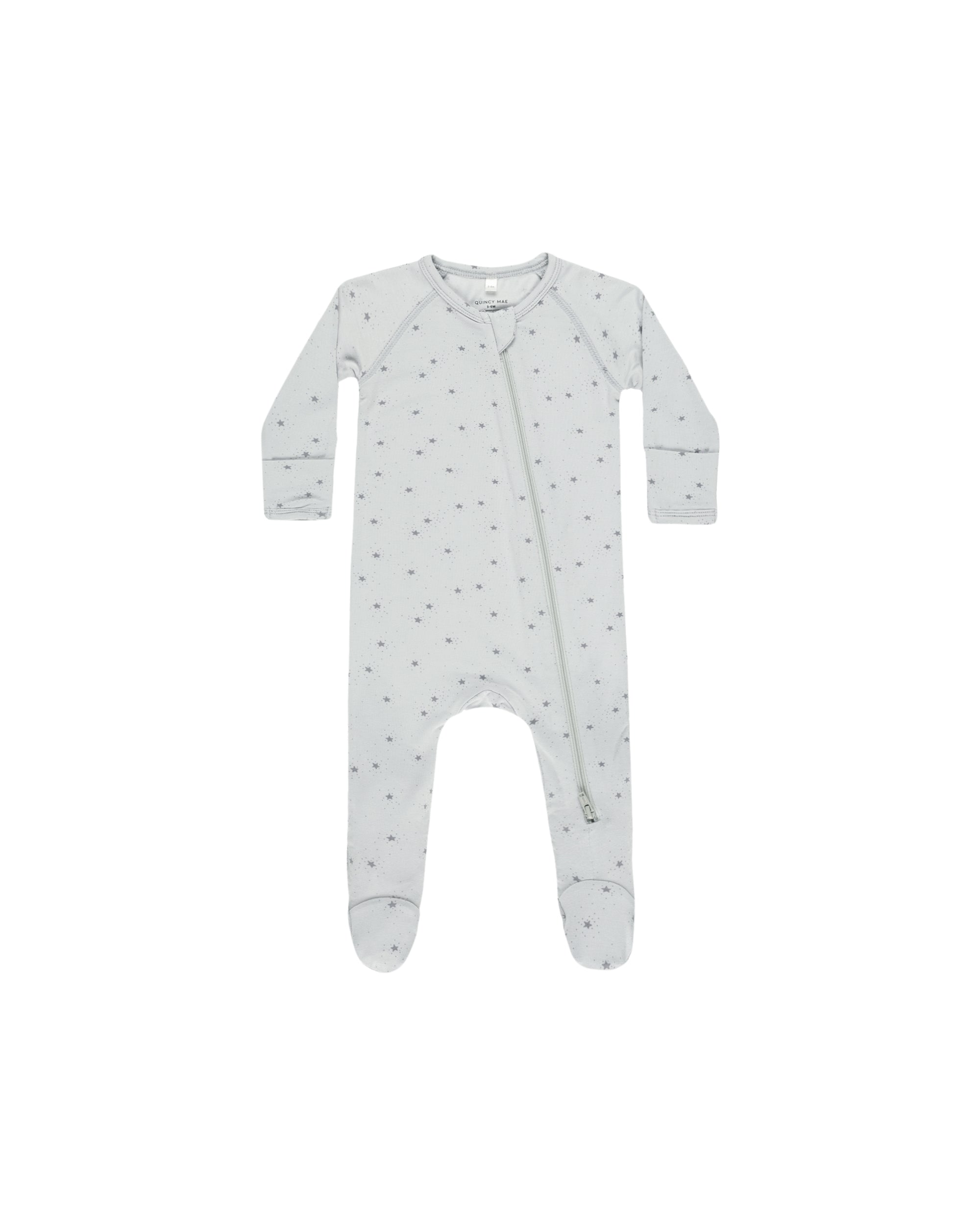 Quincy Mae Bamboo Zip Footie | Twinkle