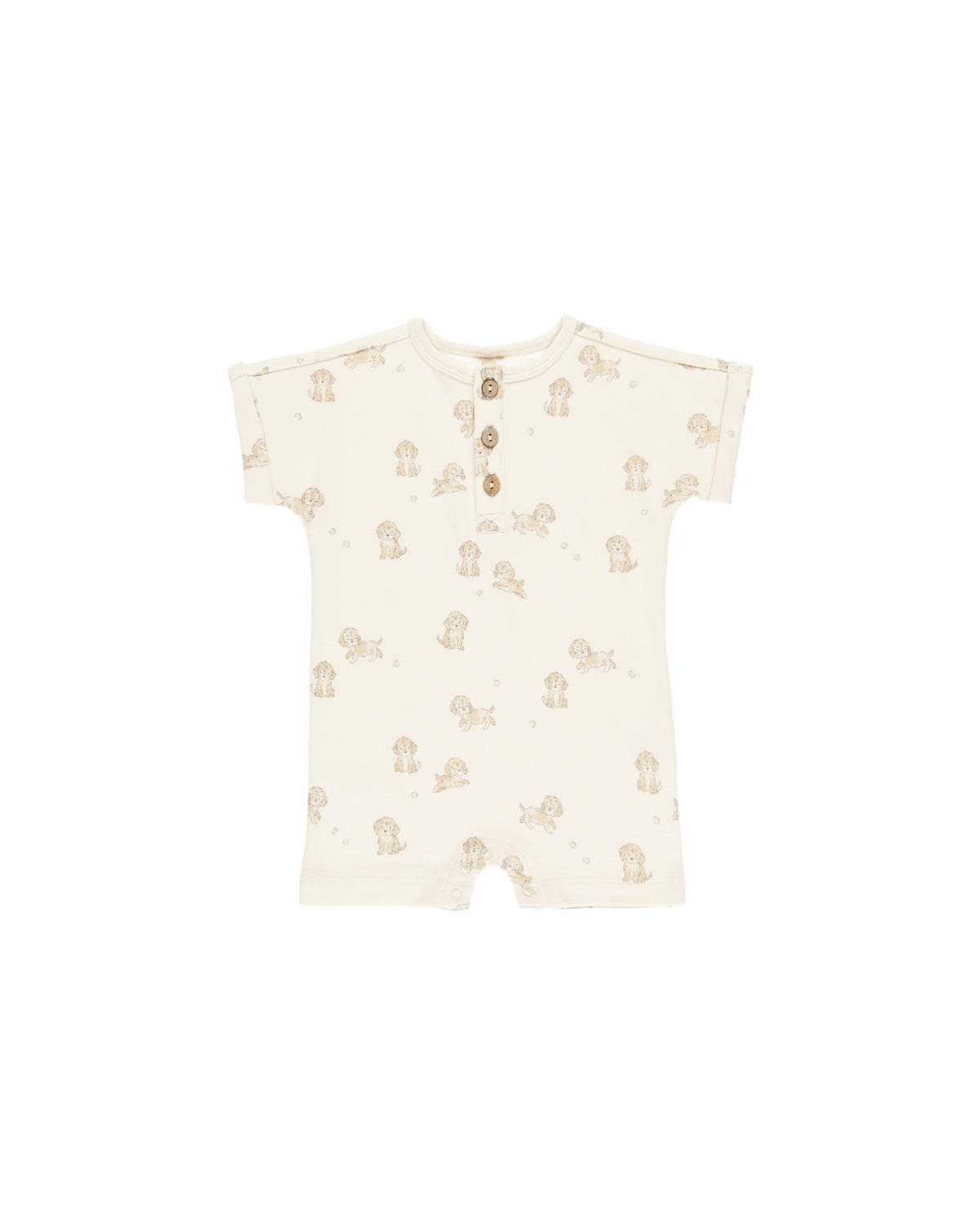 Quincy Mae Short Sleeve One Piece | Puppies