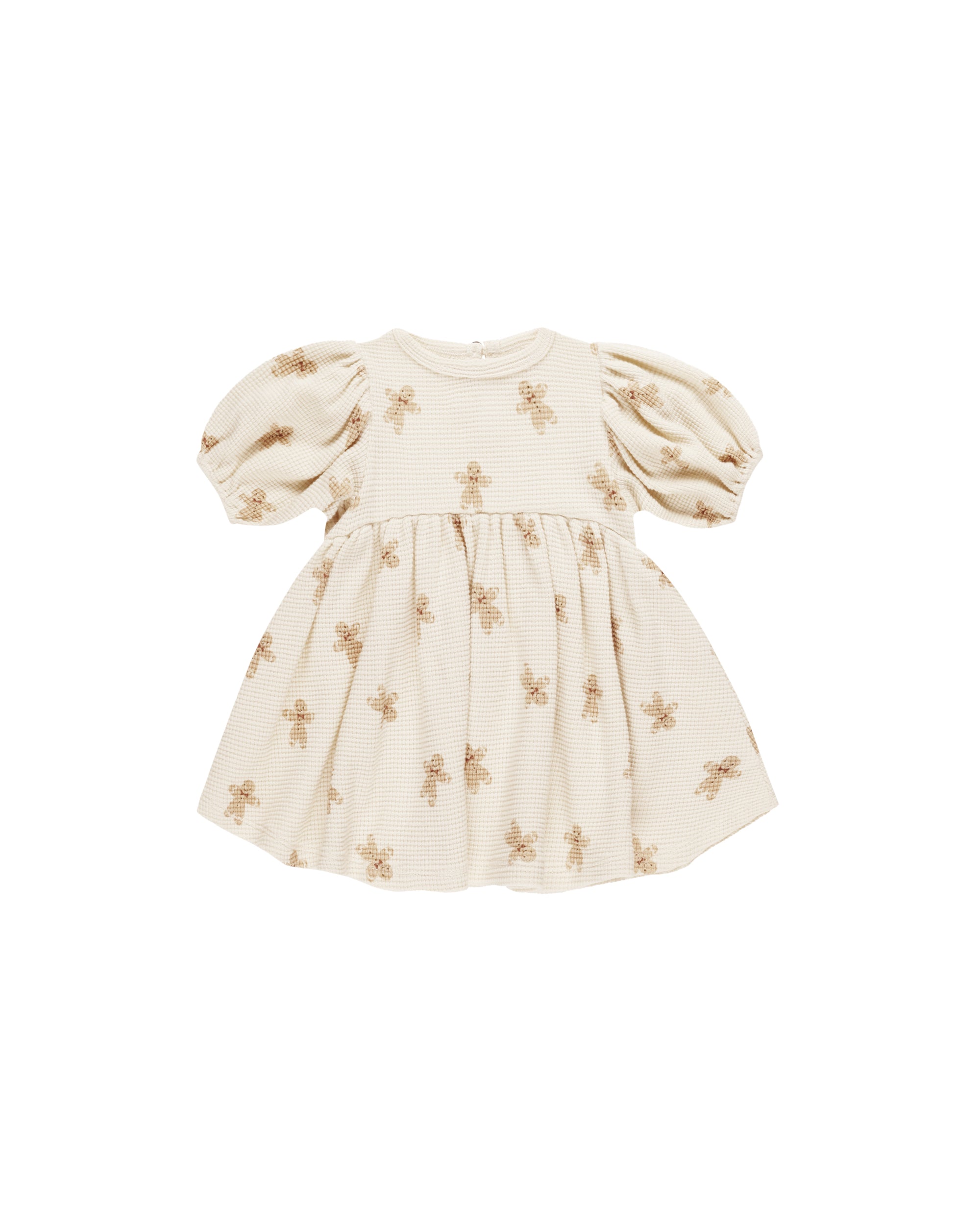 Quincy Mae Waffle Babydoll Dress | Gingerbread