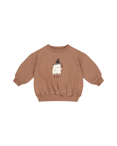 Quincy Mae Relaxed Fleece Sweatshirt | Boo