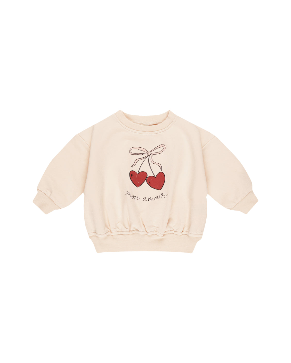 Quincy Mae Relaxed Fleece Sweatshirt | Mon Amour