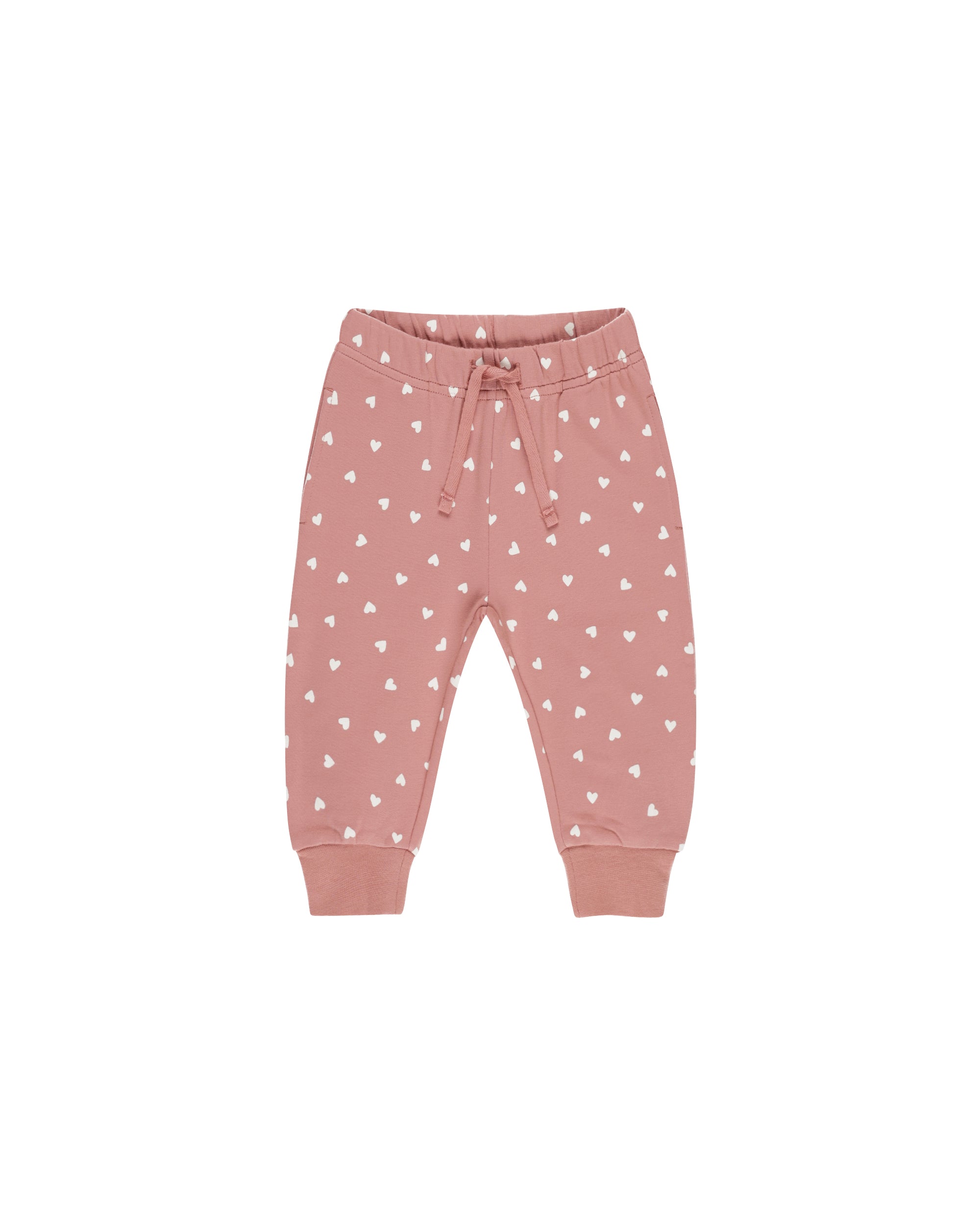 Quincy Mae Relaxed Sweatpant | Lipstick Hearts