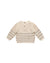 Quincy Mae Rex Sweater | Fog Stripe