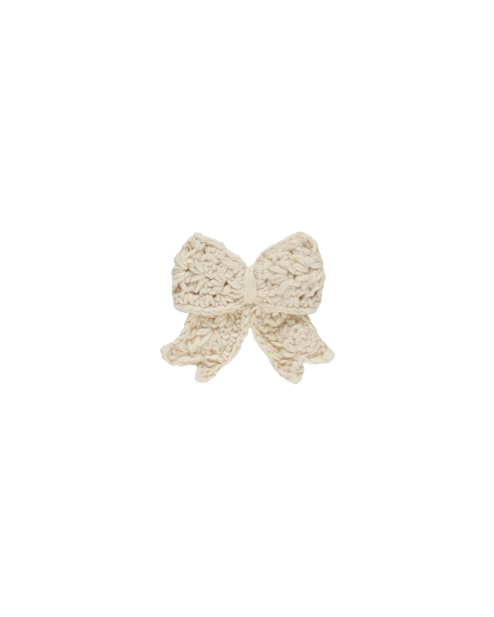 Quincy Mae Crochet Bow | Natural