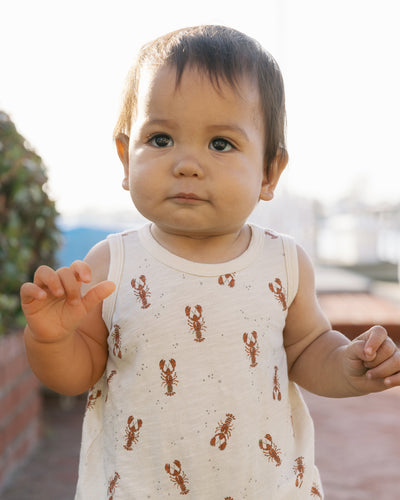 Rylee + Cru Bubble Onesie | Lobsters