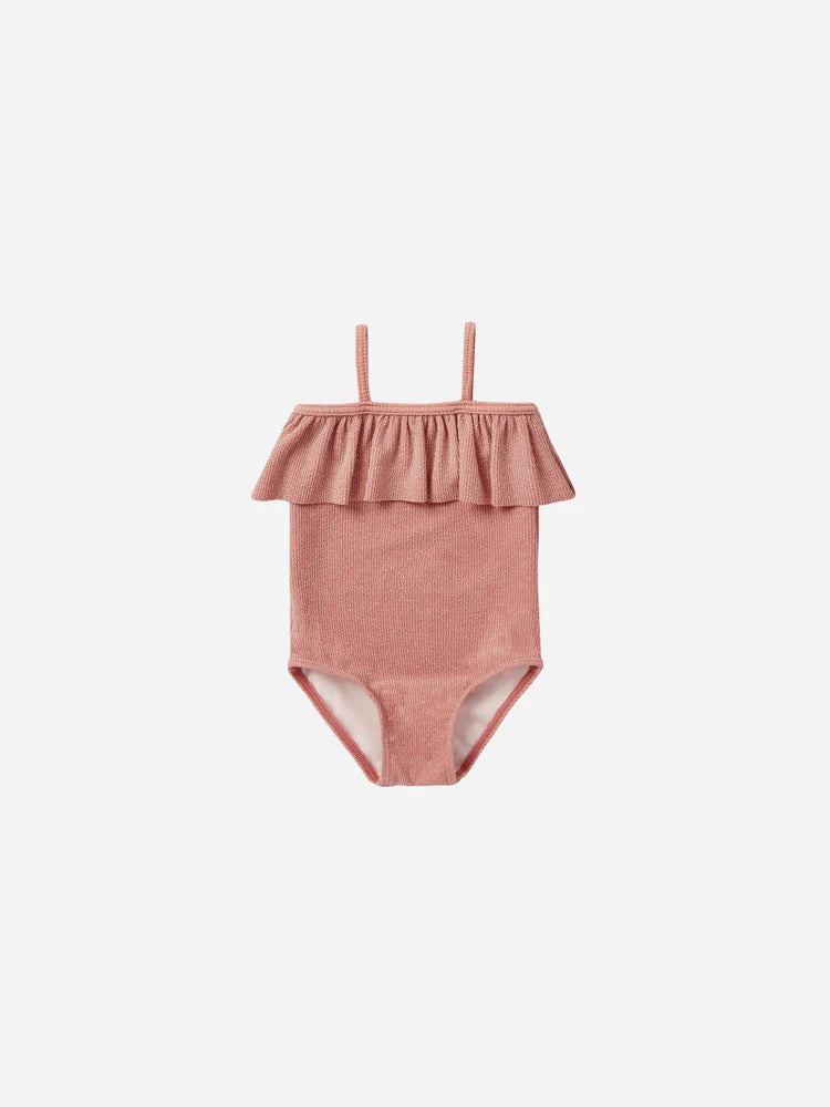 Rylee + Cru Ruffle One Piece | Lipstick